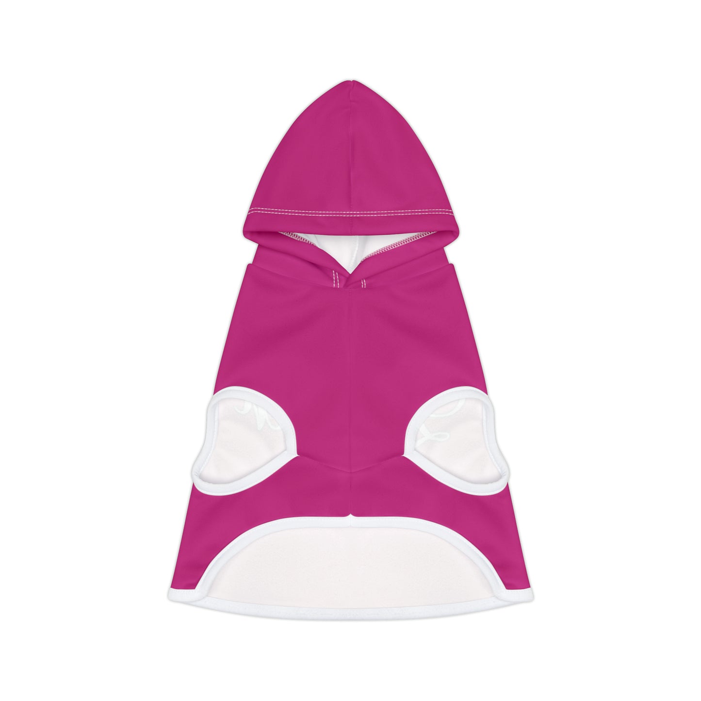 front of a pet hoodie with the message "I'm a Licker not a biter!". Pet Hoodie's Color is pink