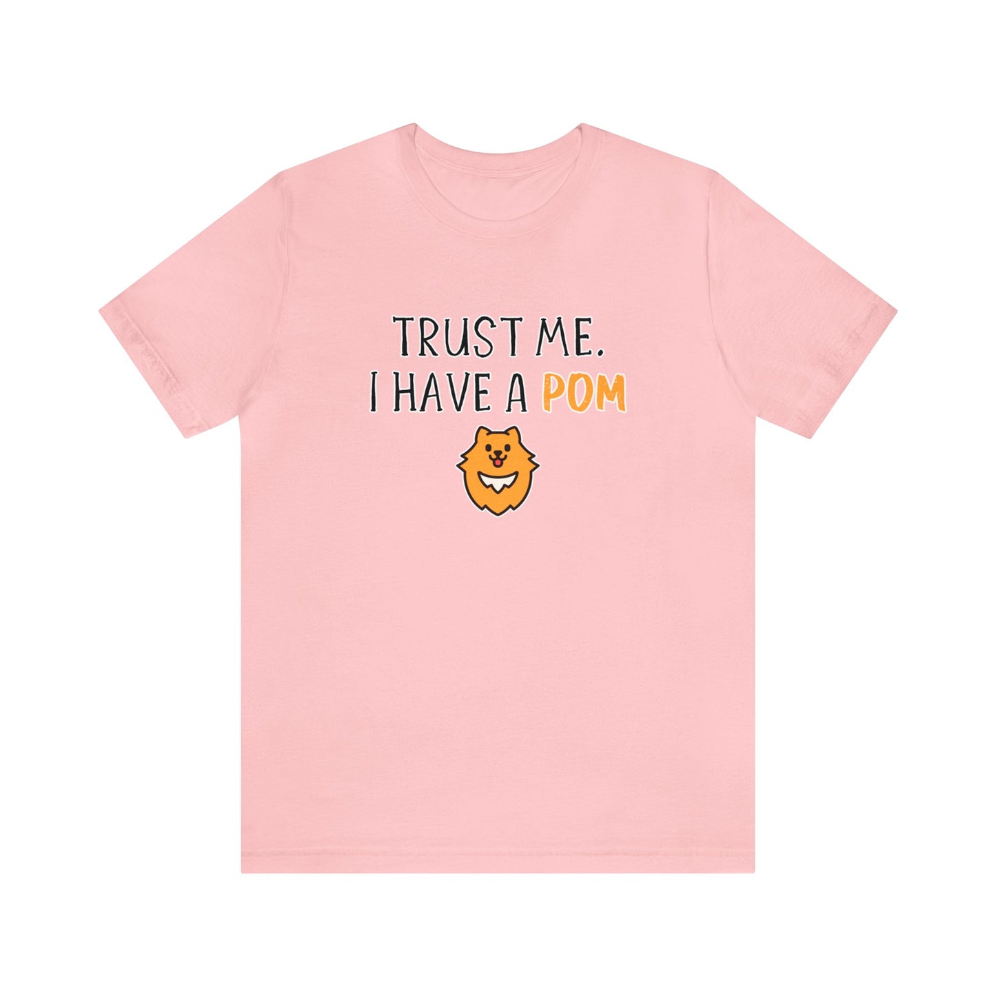 pom dog shirt pink
