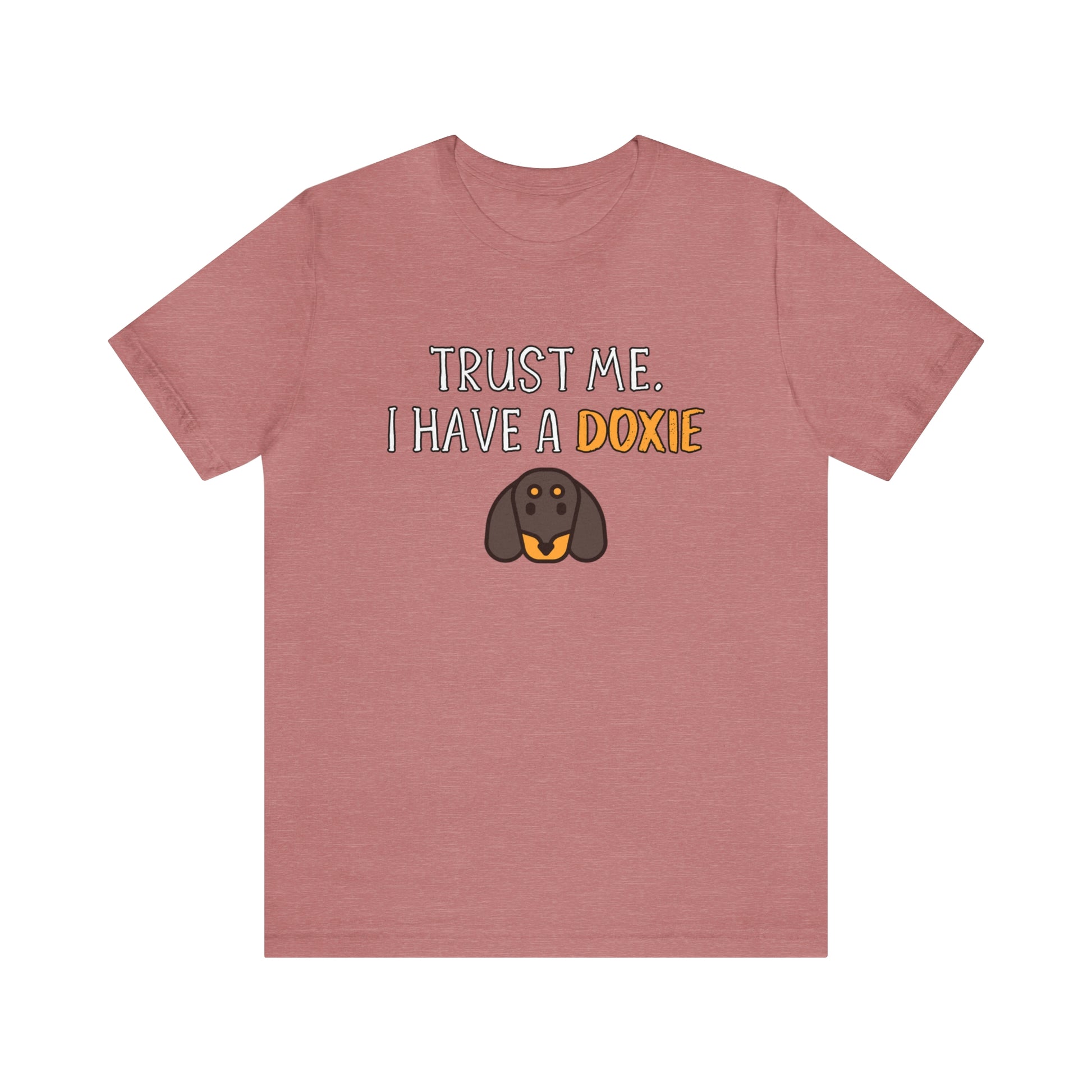 doxie t shirt pink