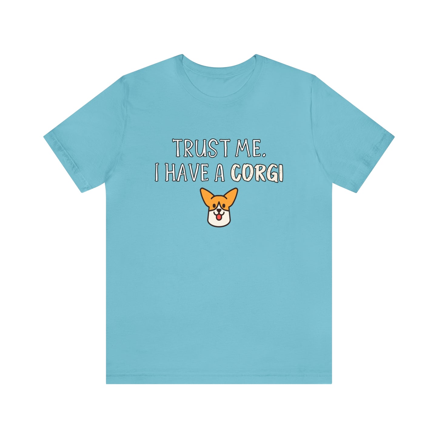 corgi blue shirt