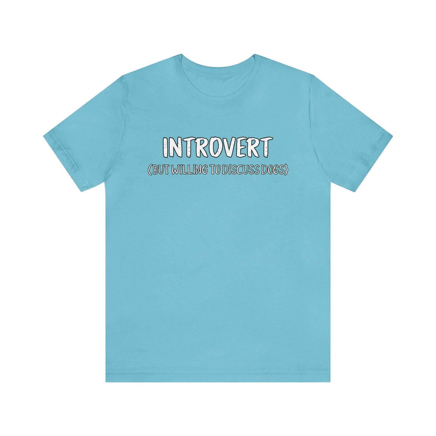 introvert funny blue t shirt