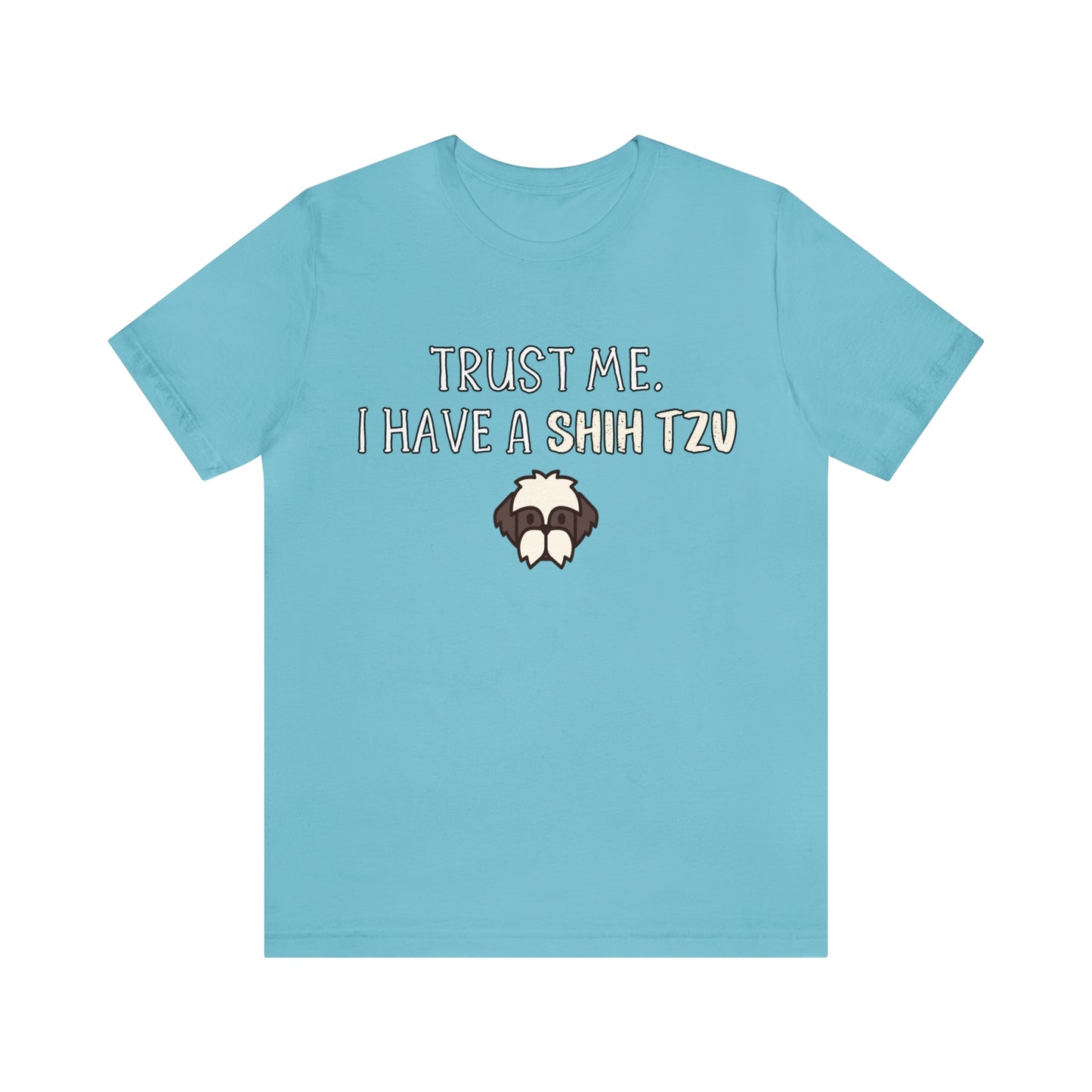 shih tzu blue shirt