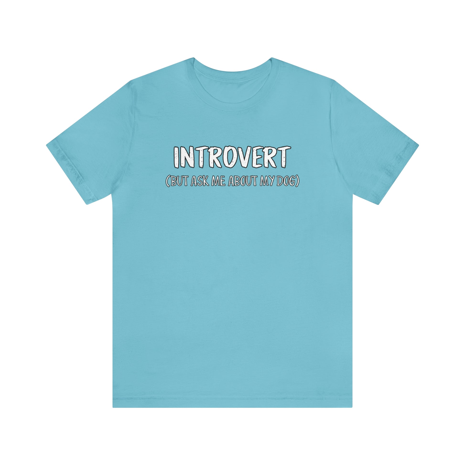 introvert blue shirt