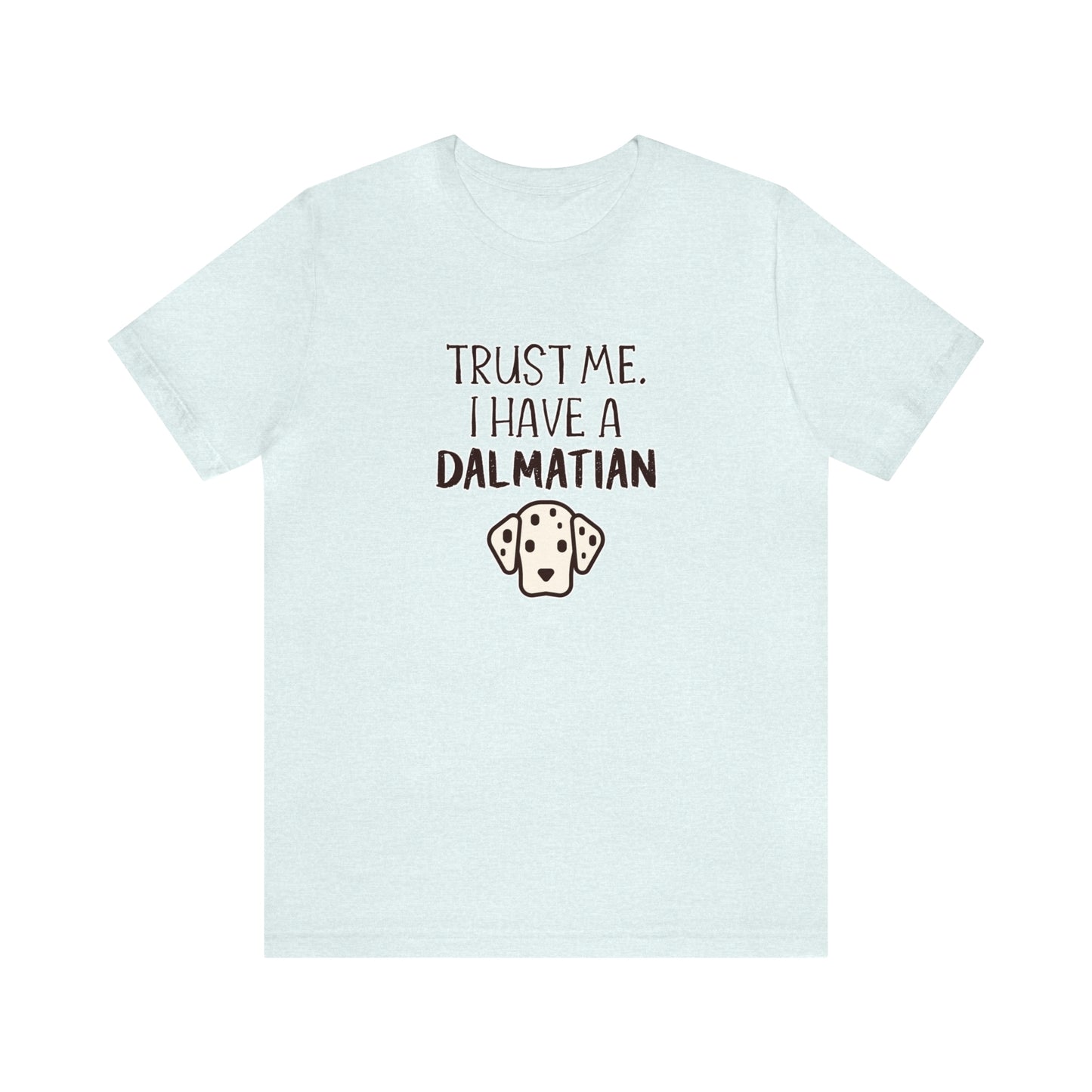 dalmatian funny t shirt blue