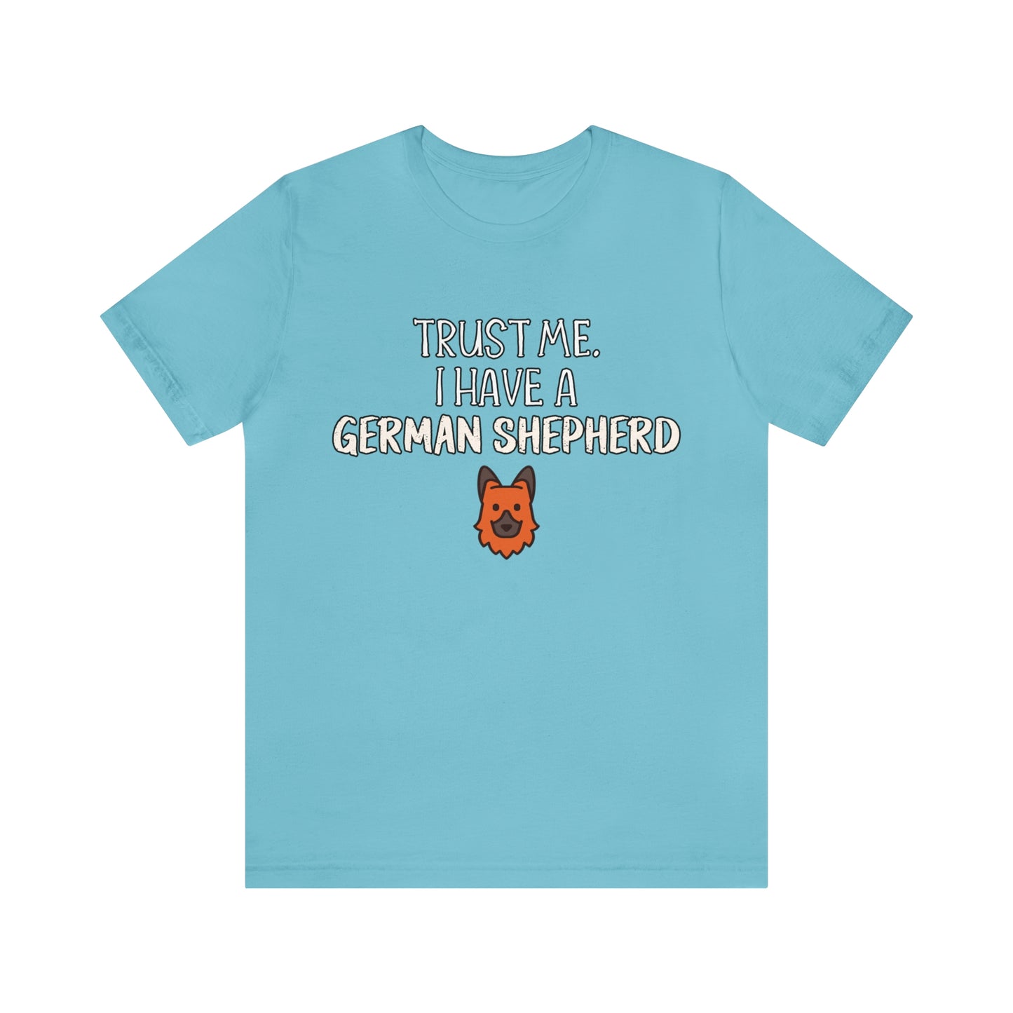 german shepherd blue t shirt