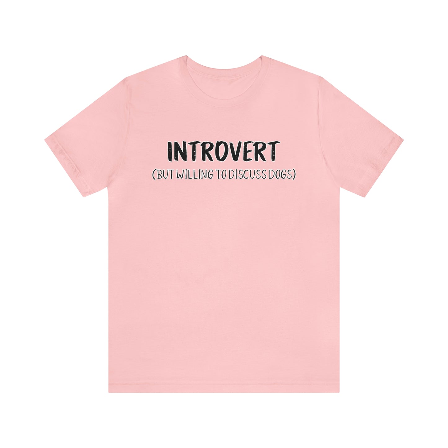 introvert funny pink t shirt