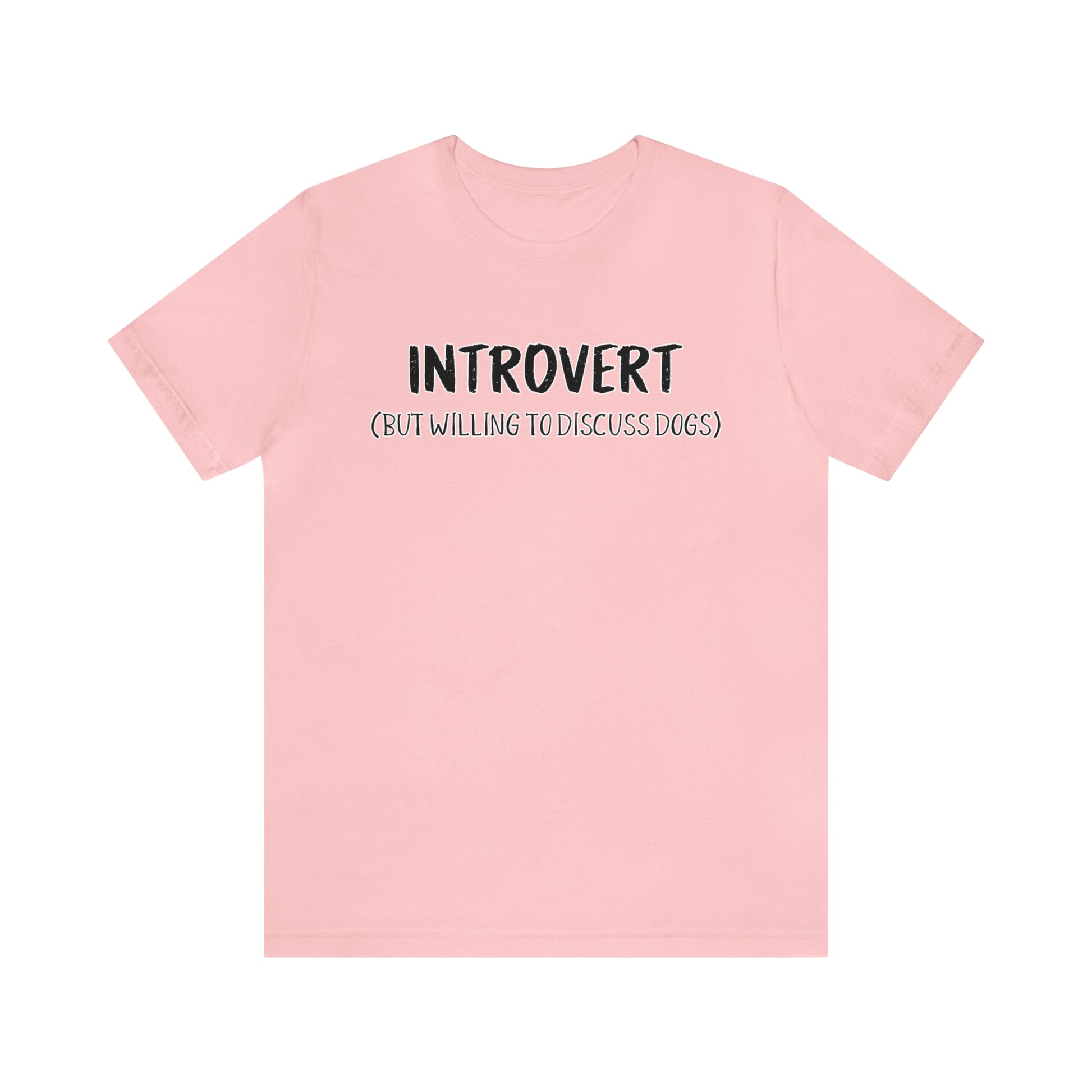 introvert funny pink t shirt