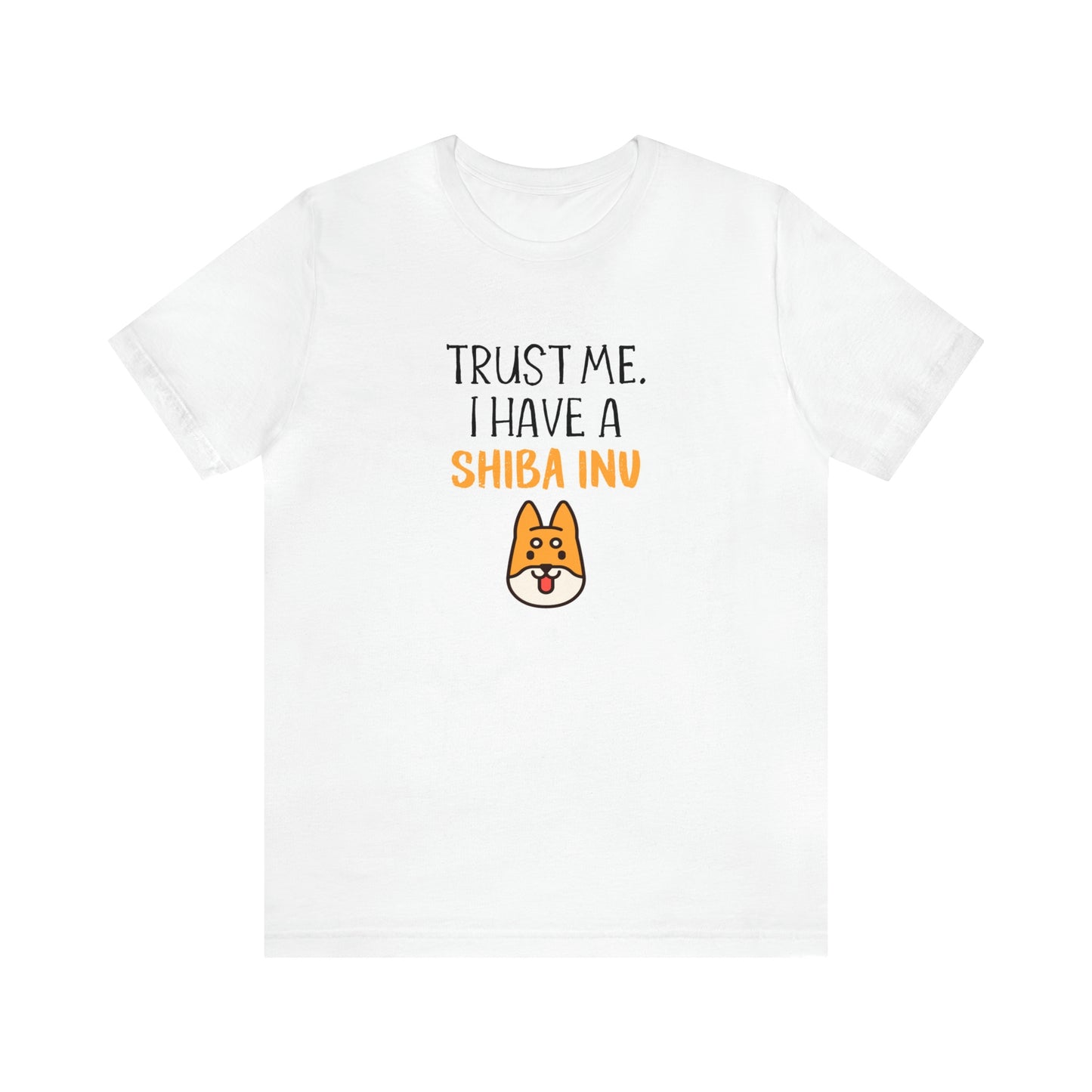 shiba inu t shirt white