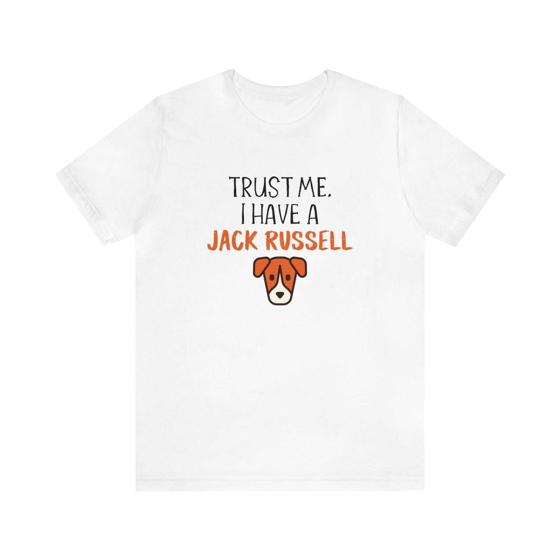 jack russell t shirt white