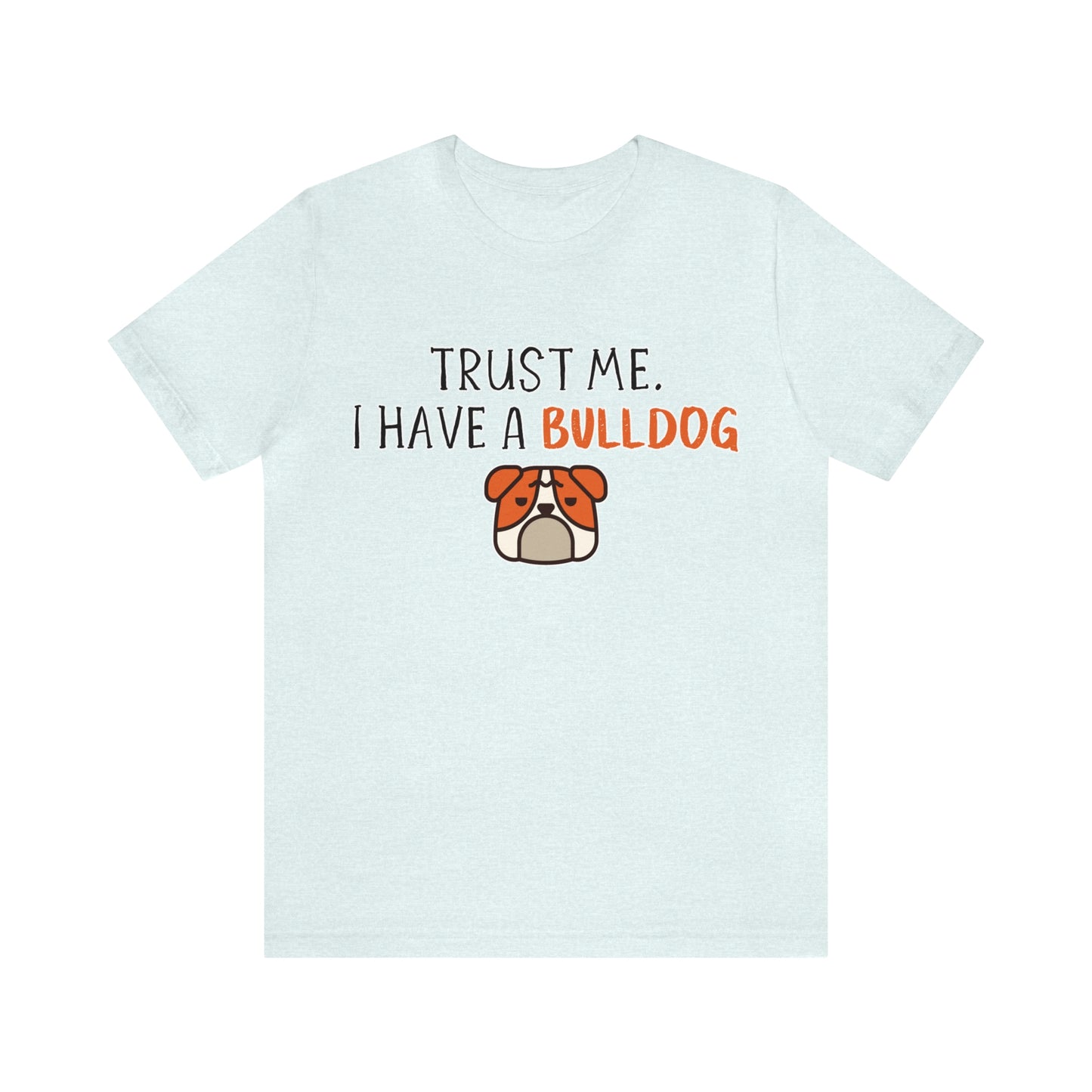 bulldog t shirt blue original