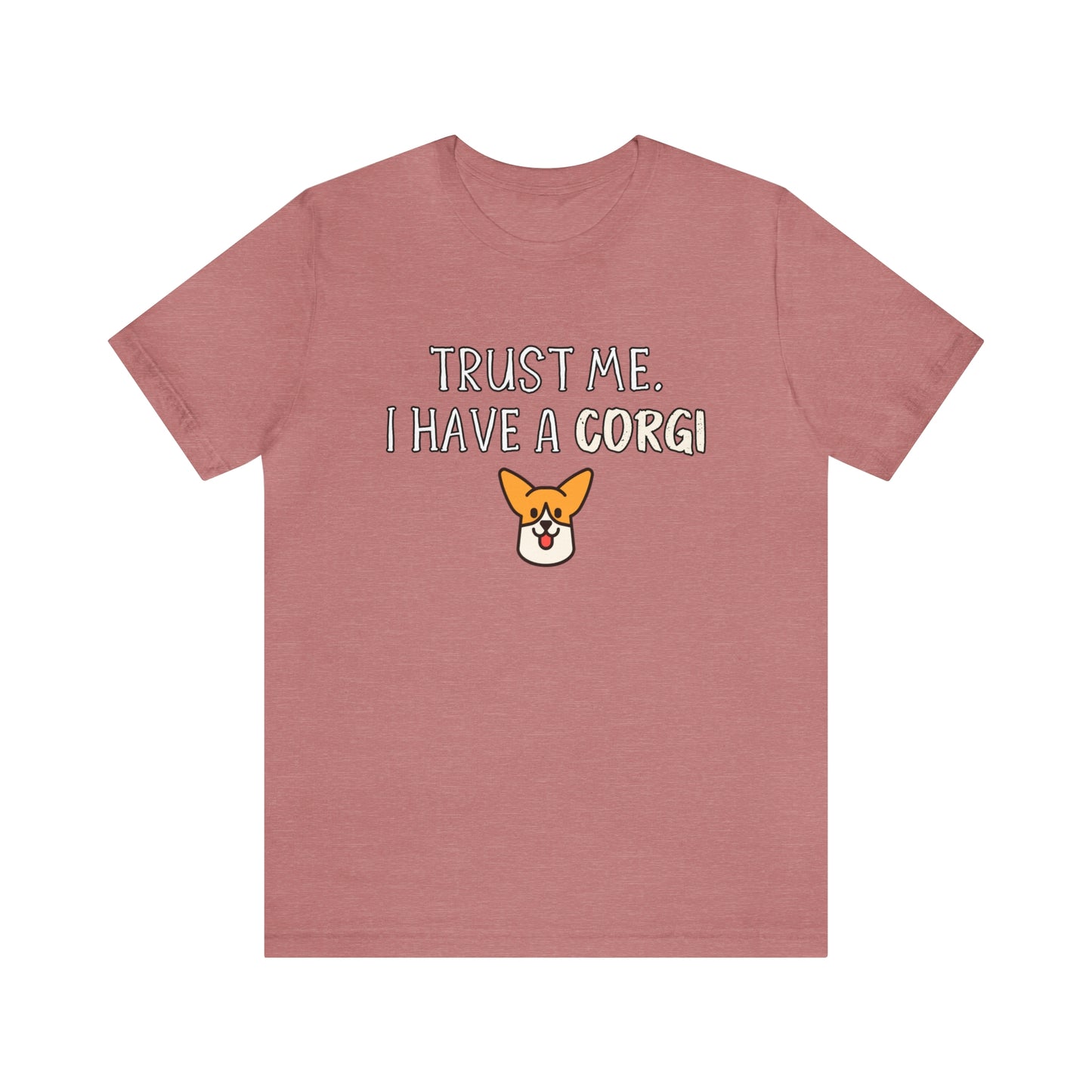 corgi original t shirt pink