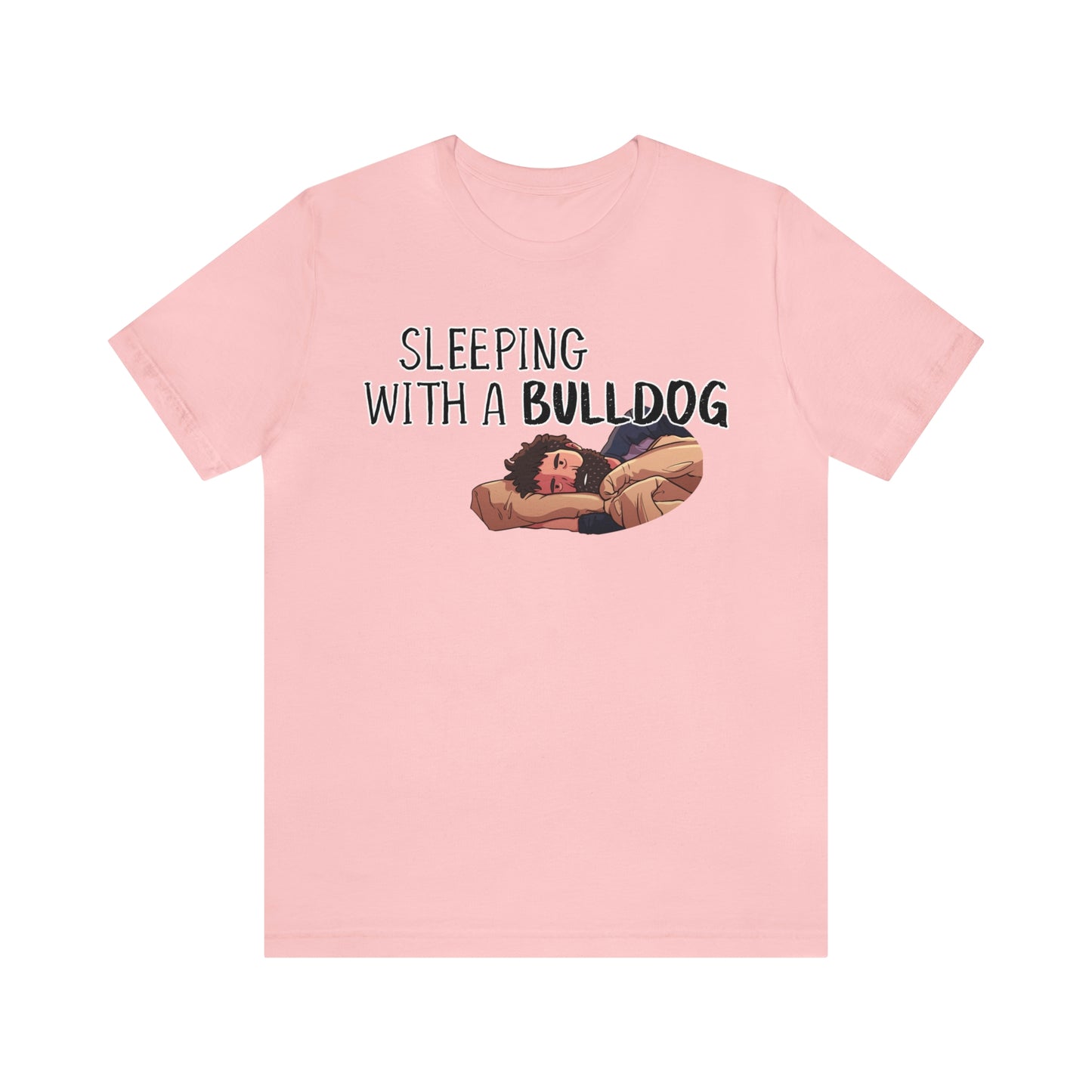 bulldog funny pink shirt