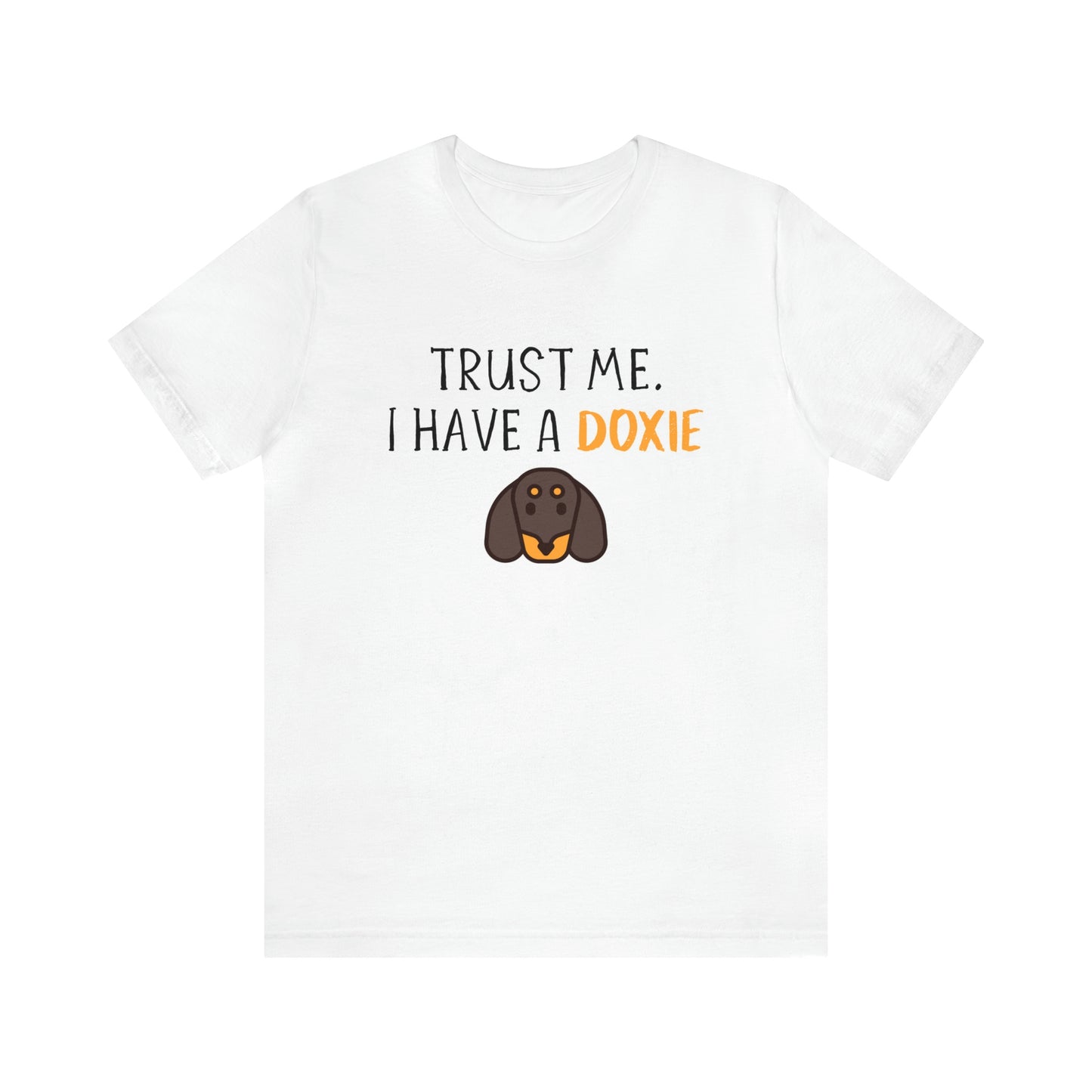 doxie t shirt white
