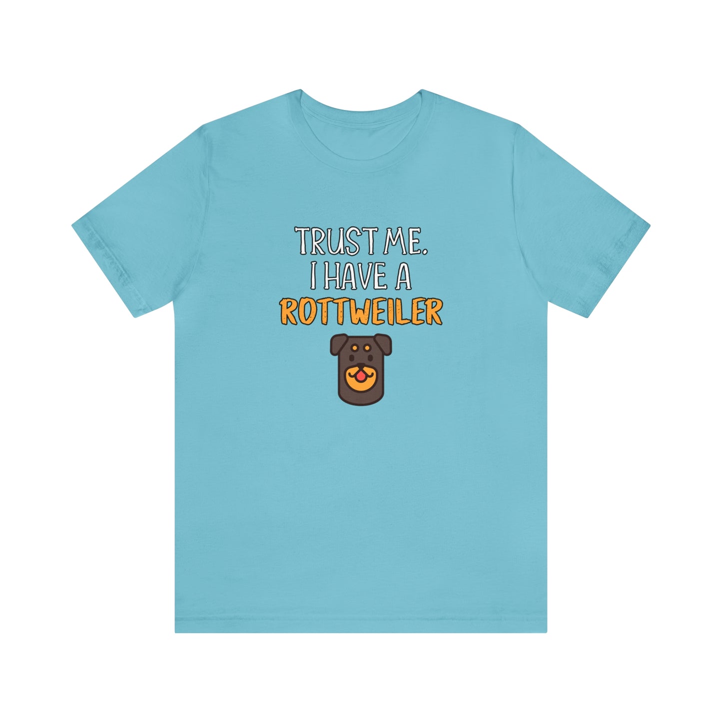 rottweiler blue shirt