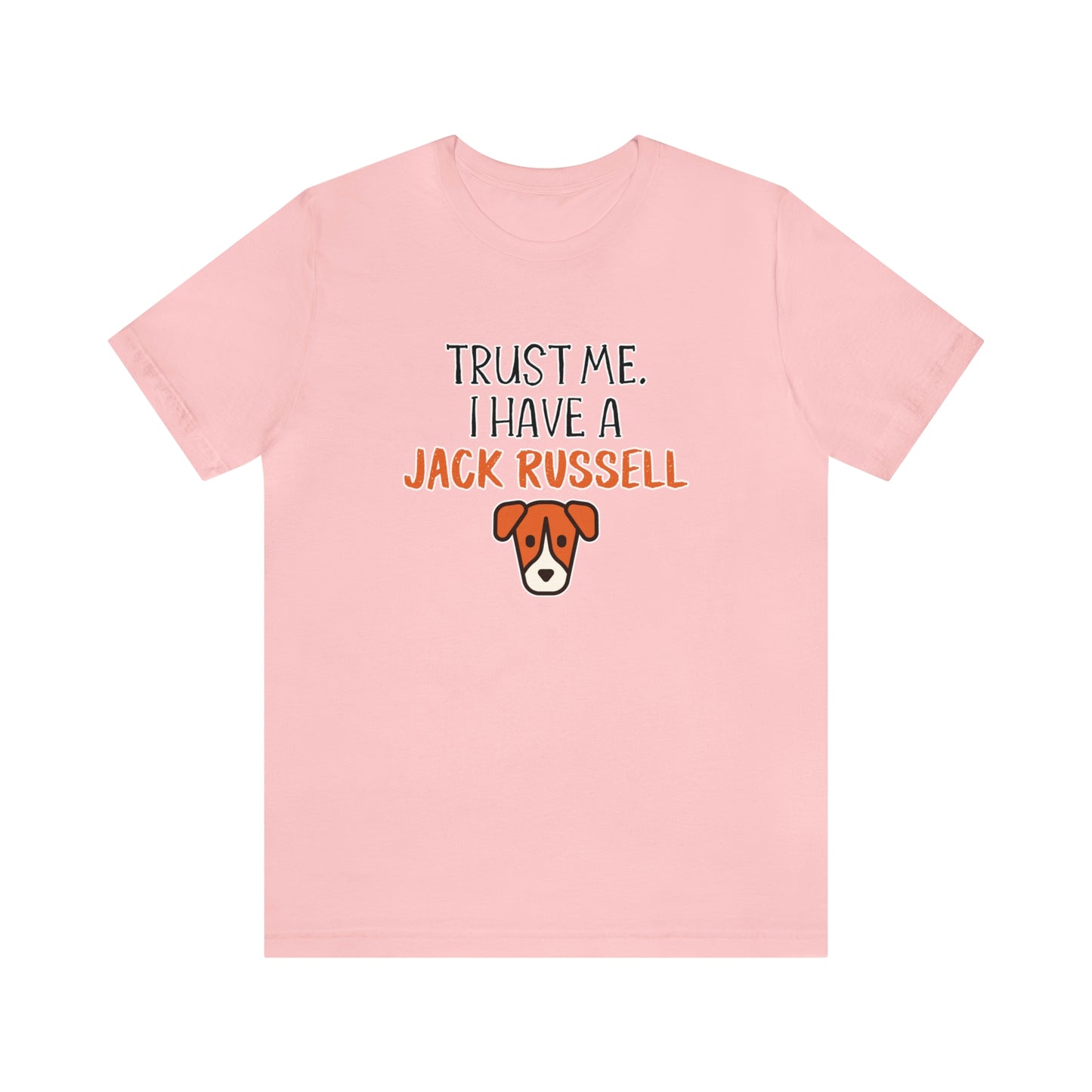 jack russell t shirt pink