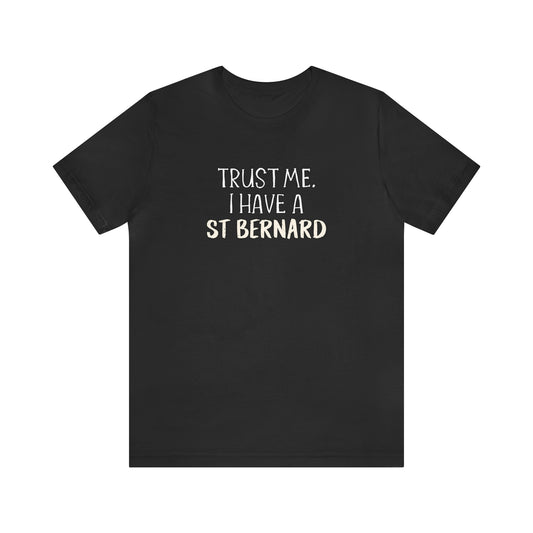 st bernard dog t shirt