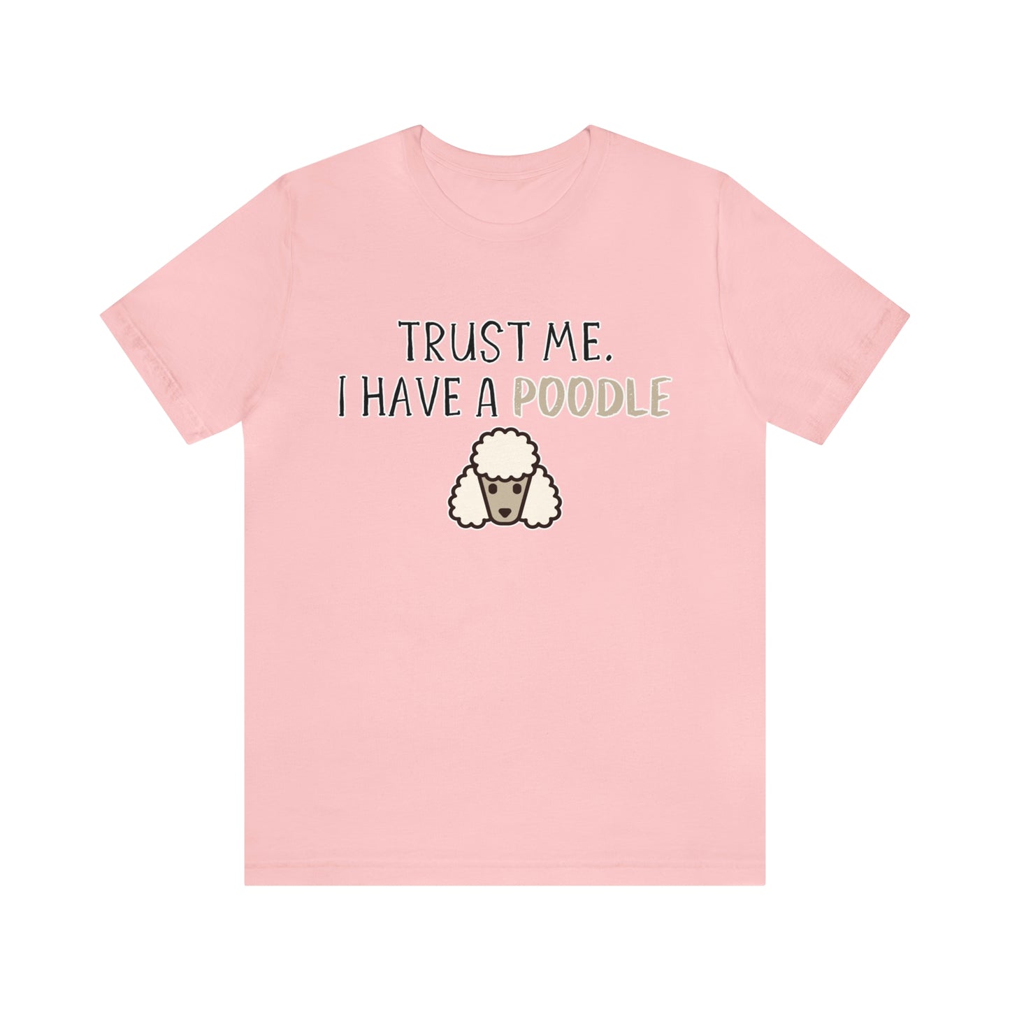 poodle pink shirt
