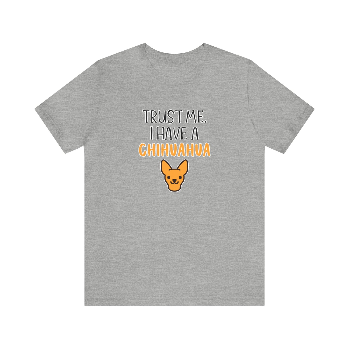 chihuahua t shirt grey