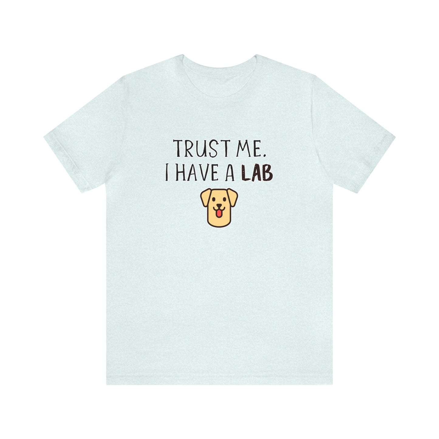 lab blue t shirt