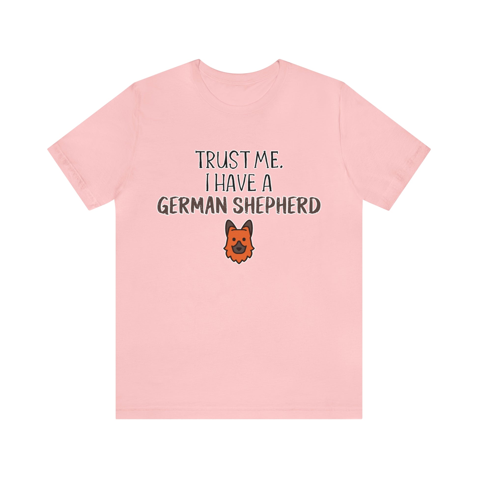german shepherd pink t shirt