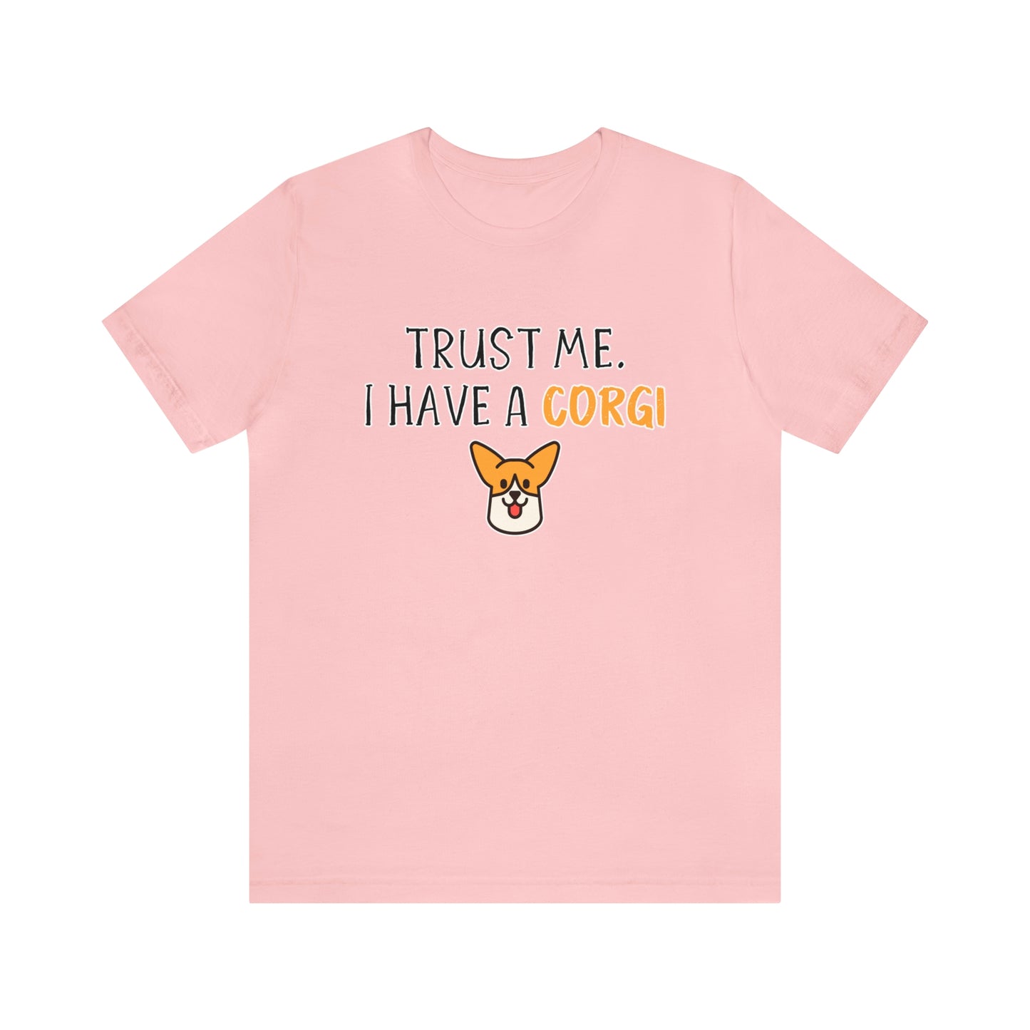 corgi pink shirt