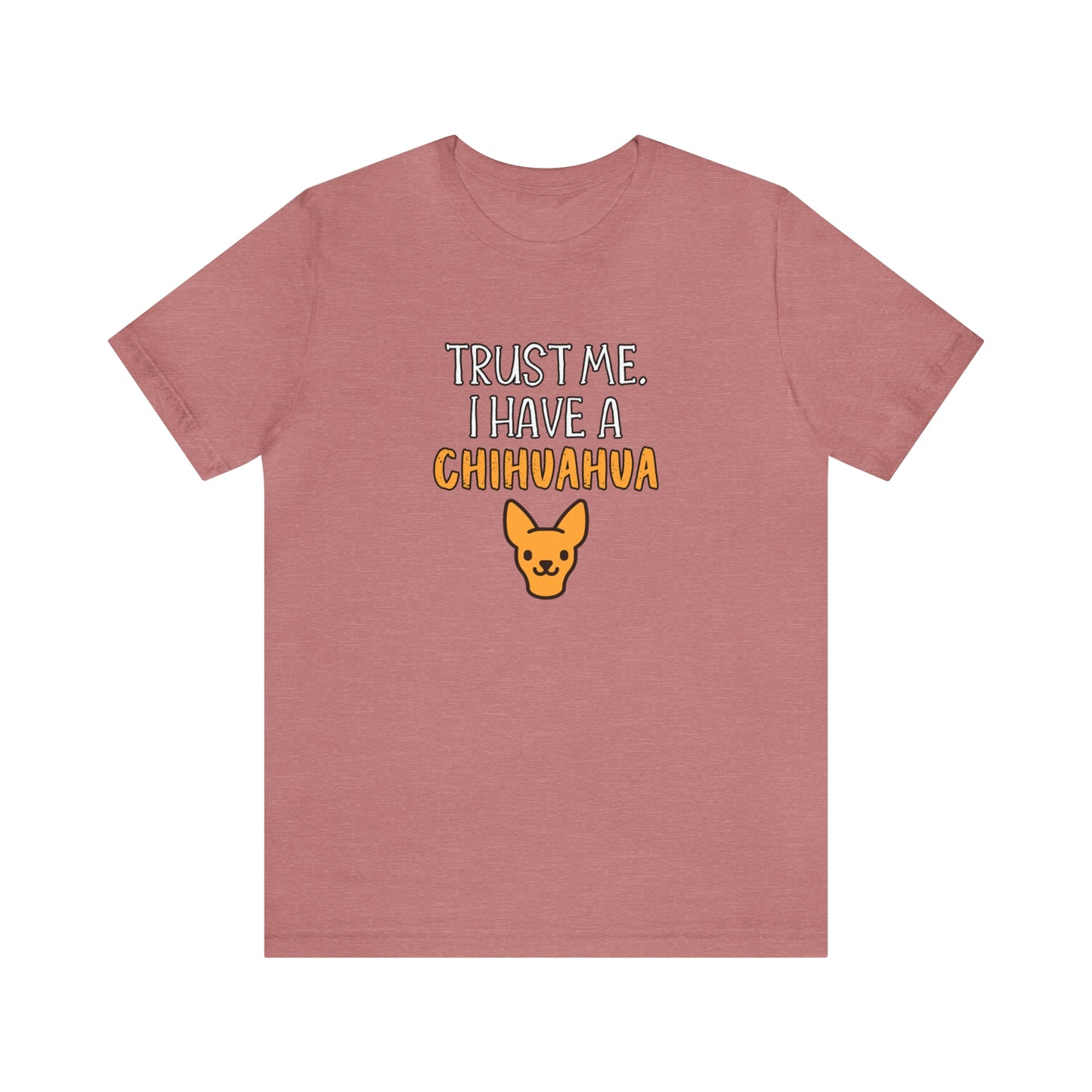 chihuahua t shirt pink