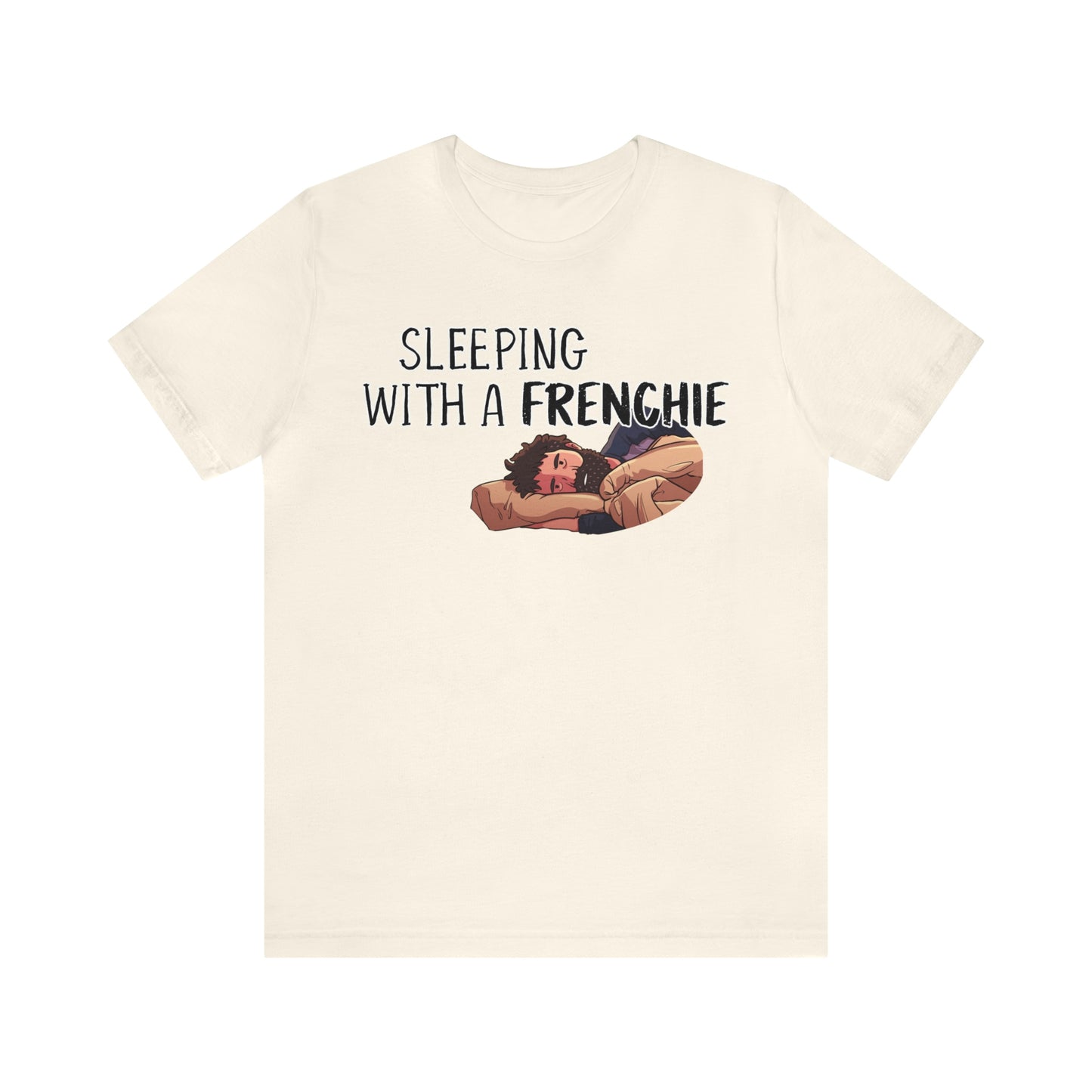 french bulldog white t shirt