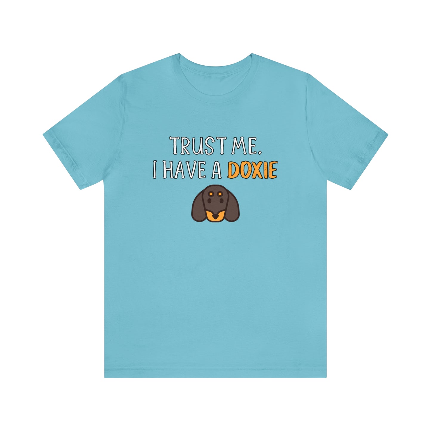 doxie blue t shirt