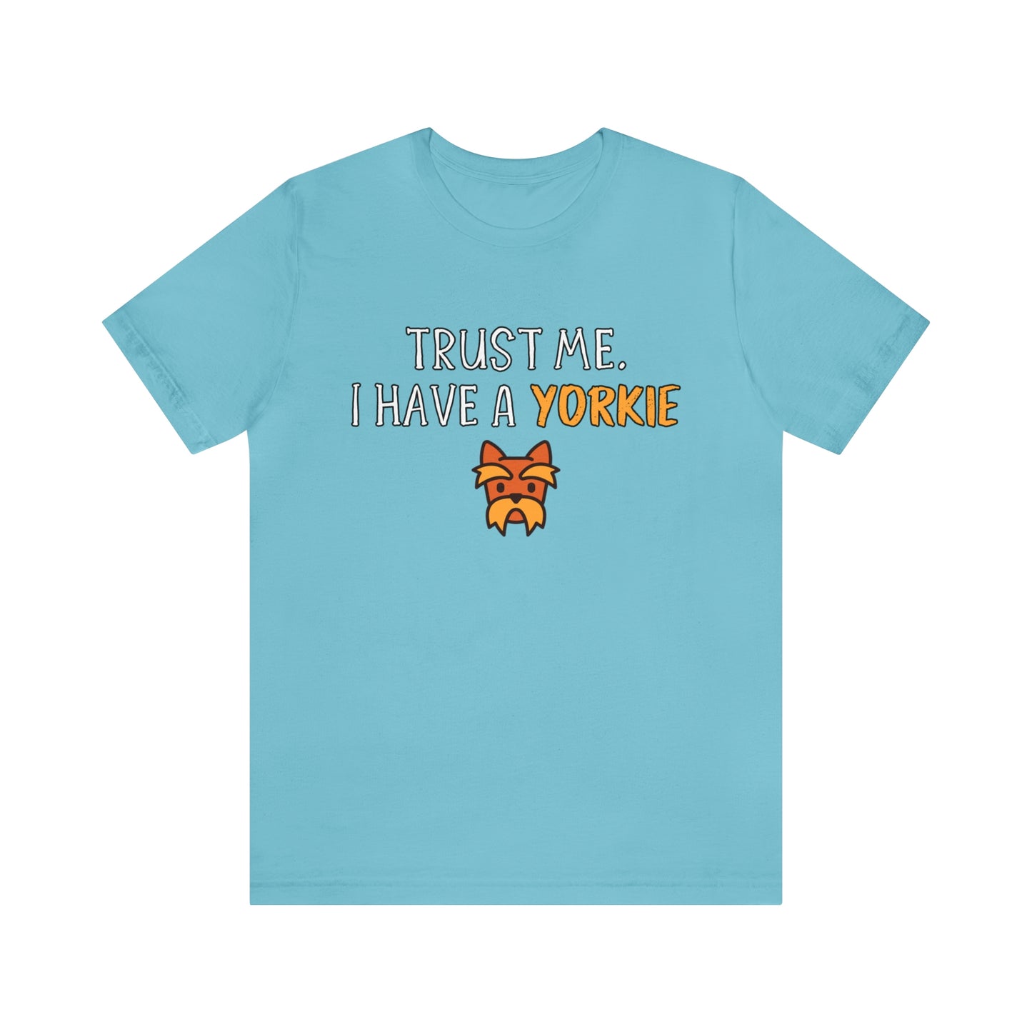 yorkie blue t shirt