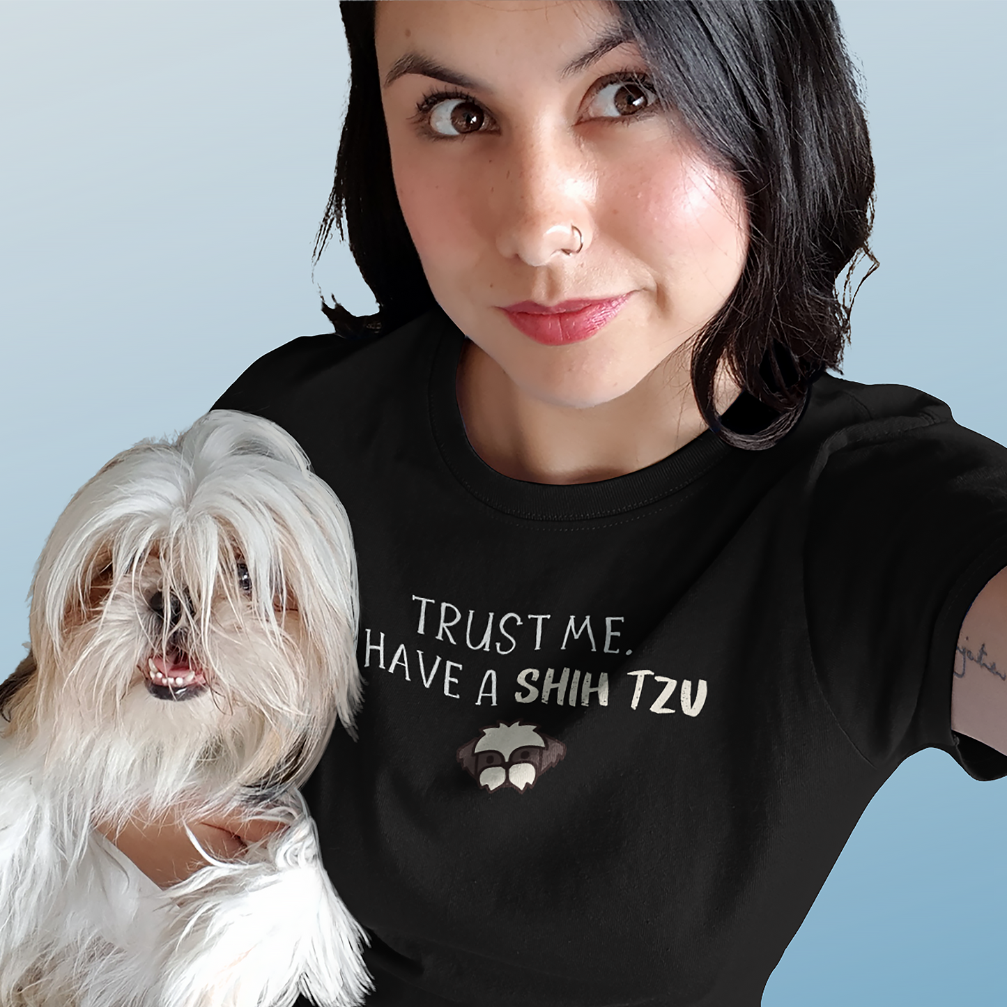 shih tzu funny t shirt