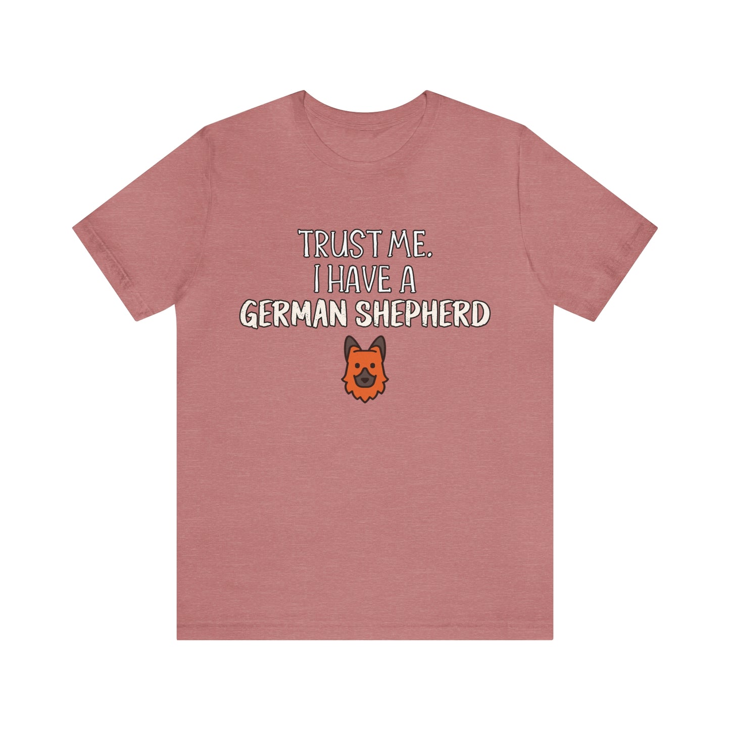 german shepherd pink t shirt