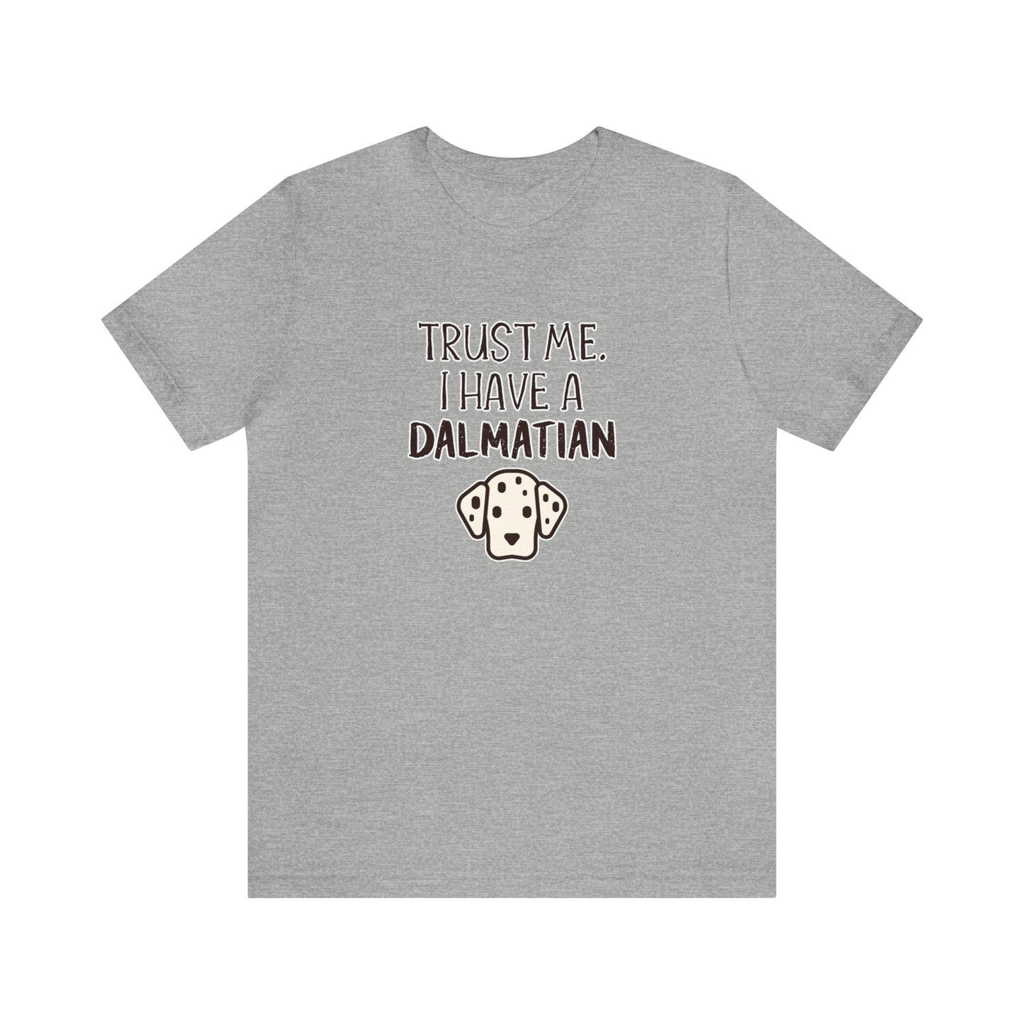 dalmatian funny t shirt grey